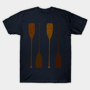 Canoe paddle rafting water sports T-Shirt